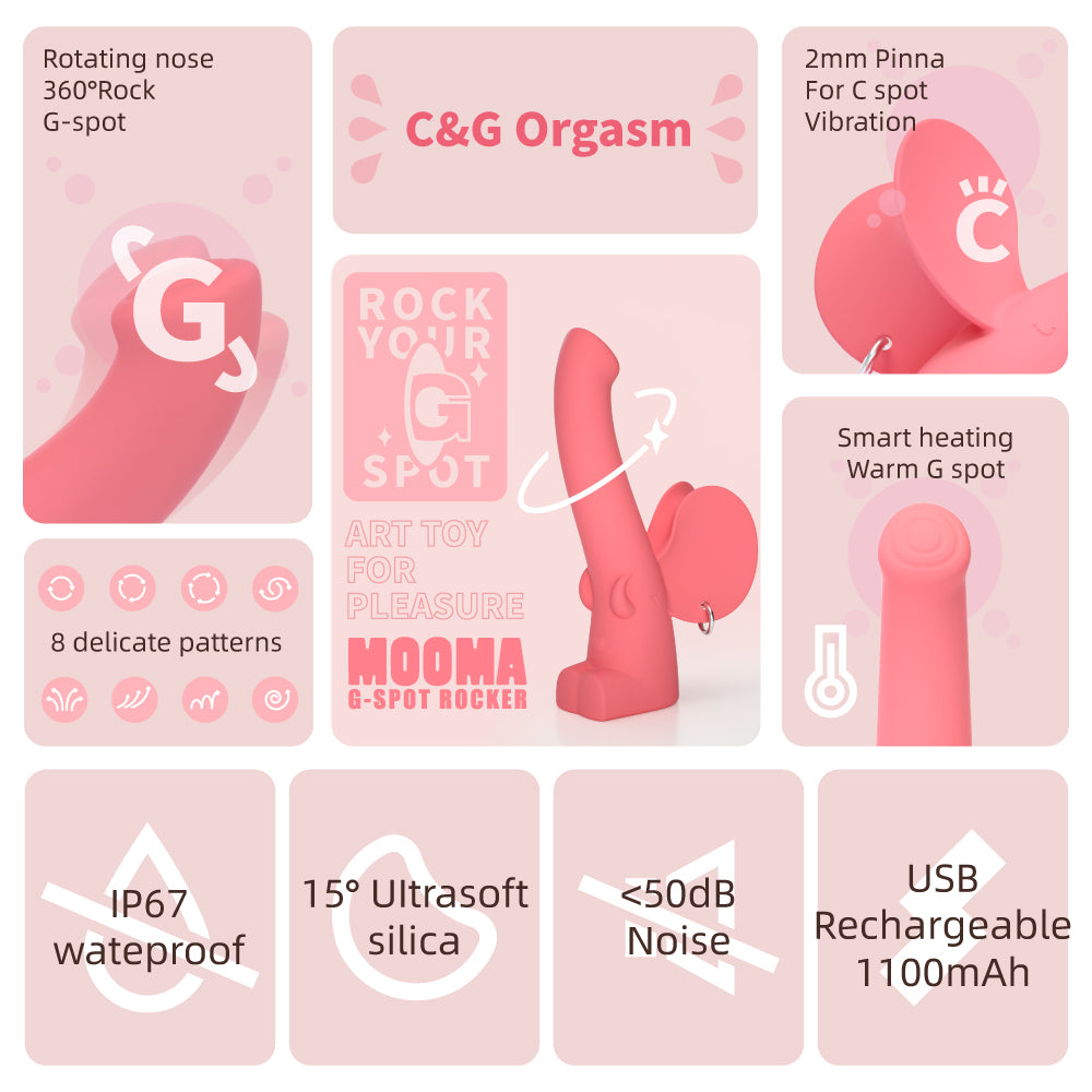 Monster Pub Mooma G-spot Massager (Red)