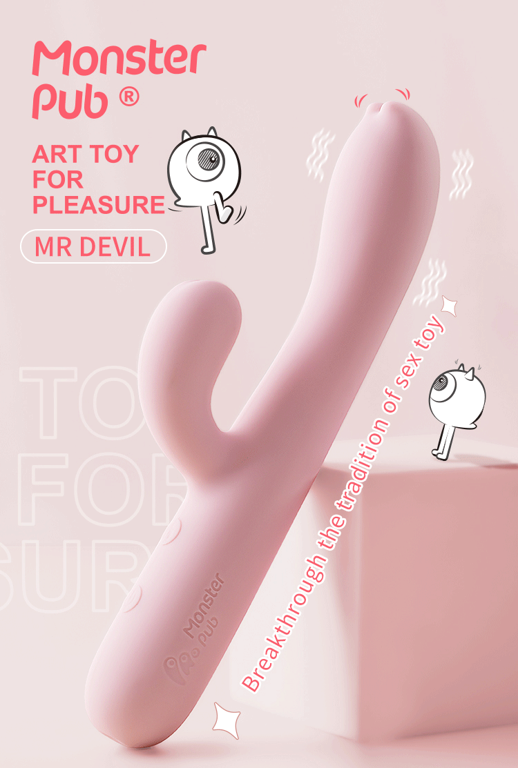 Monster Bang Devil  G-spot Massager Devil Pink