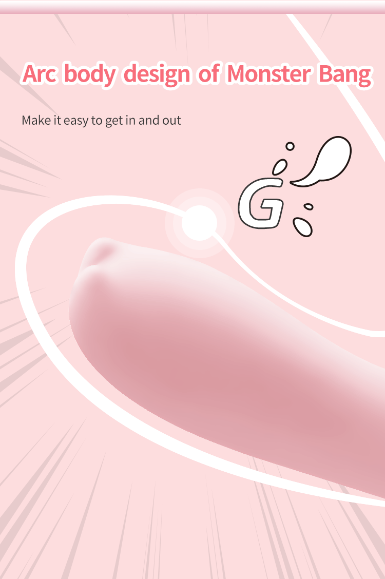 Monster Bang Devil  G-spot Massager Devil Pink