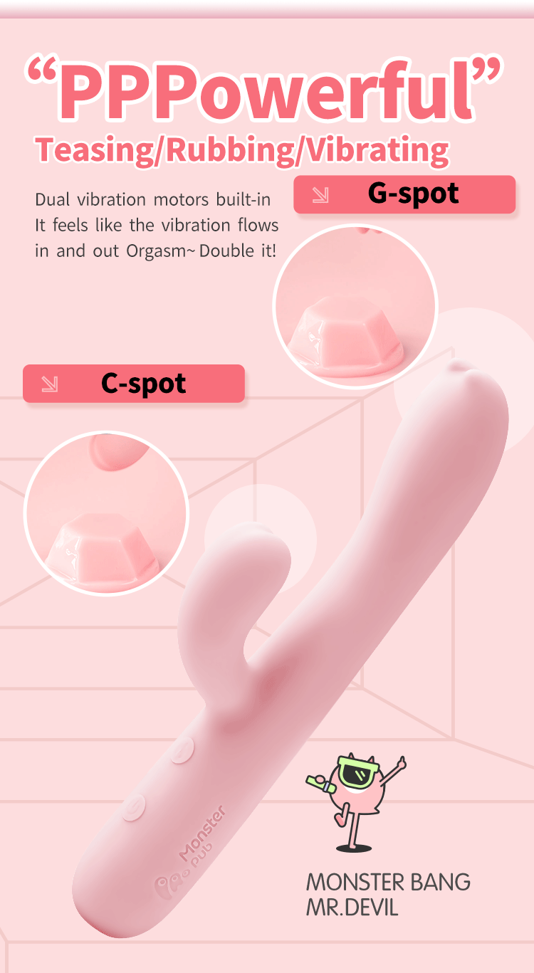 Monster Bang Devil  G-spot Massager Devil Pink