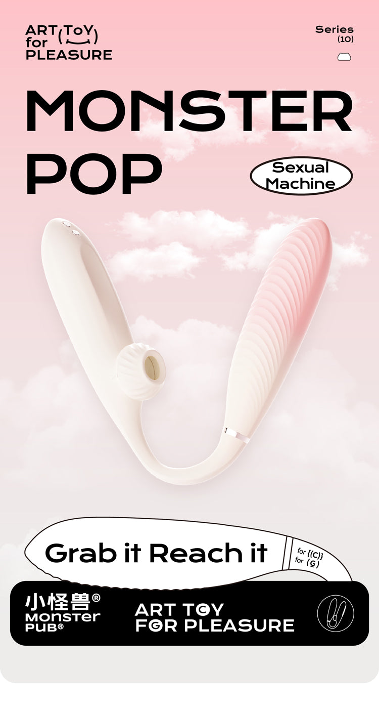 Smart vibrator discreet design pink Monster Pub Australia