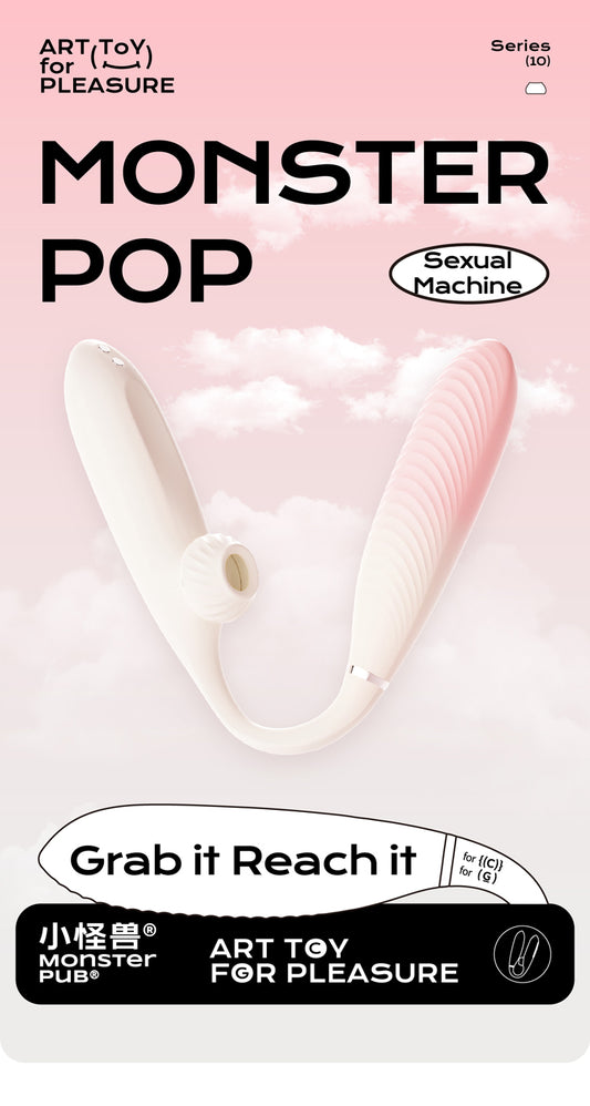 Smart vibrator discreet design pink Monster Pub Australia