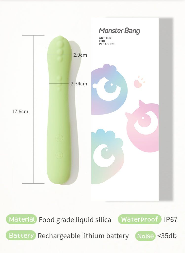 Monster Bang Gokilla G-spot Massager Gokilla Green